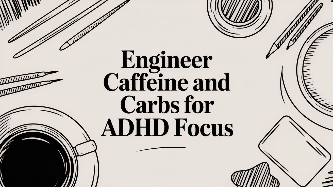 Engineer Caffeine and Carbs for ADHD Focus