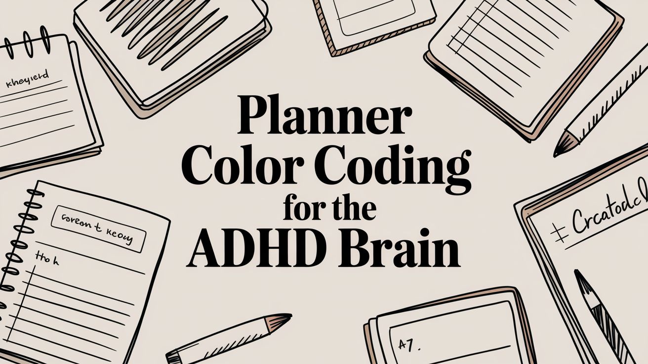 Planner Color Coding for the ADHD Brain